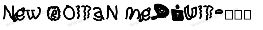 new roman Medium字体转换